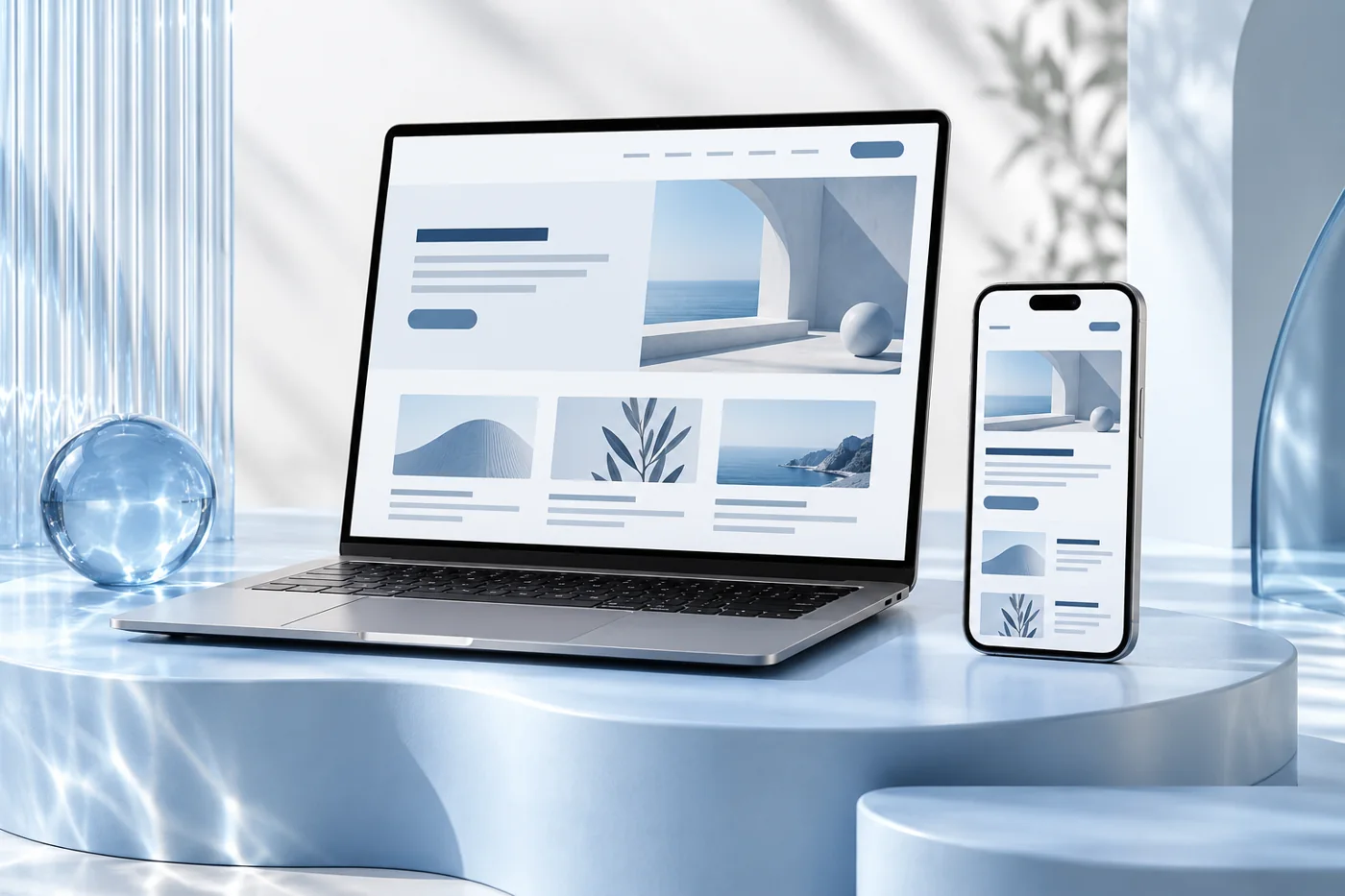 MB Danışmanlık için üretilmiş web tasarım konsept görseli