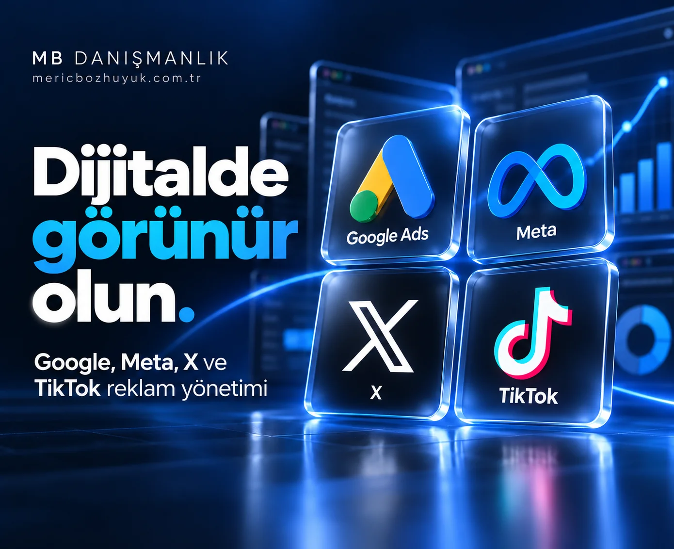 MB Danışmanlık için hazırlanmış reklam stratejisi konsept görseli